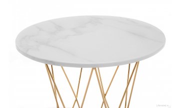 Деревянный стол Melan white / gold