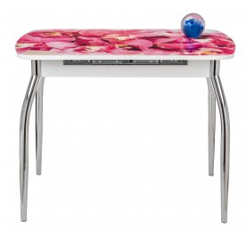 Стол Monro-3 белый / стекло фото 4 / вкладка стекло