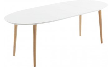 Стол деревянный обеденный Oakland белый