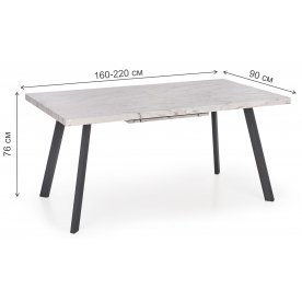 Деревянный стол Алват 160-220/90/76