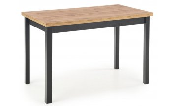 Деревянный стол Cobalt 120/68/77 дуб вотан / черный