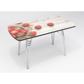 Деревянный стол Клубника компакт