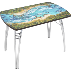 Деревянный стол Река