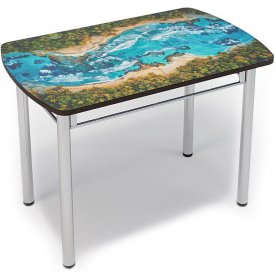 Деревянный стол Река