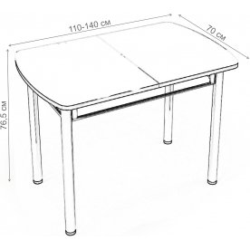 Деревянный стол Река