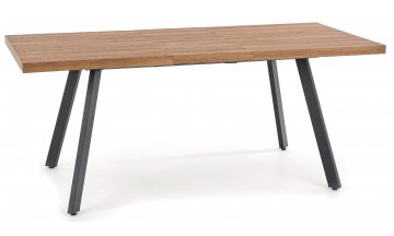 Деревянный стол Berlin 140-180/85/76 орех / черный