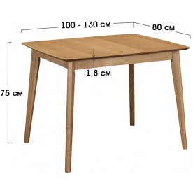 Деревянный стол Oslo