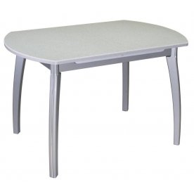 Стол Реал ПО-1 КМ серый / камень 07 / ножка 07 серый