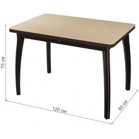 Деревянный стол Румба ПР-1 КМ 07