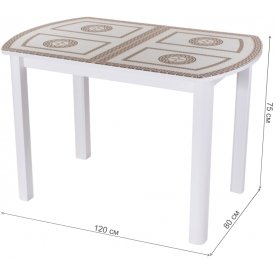 Стеклянный стол Танго ПО-1 04