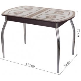 Стеклянный стол Танго ПО 01