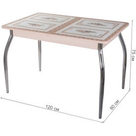 Стеклянный стол Танго ПР-1 01