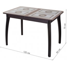 Стеклянный стол Танго ПР-1 07