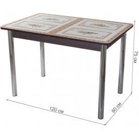 Стеклянный стол Танго ПР-1 02