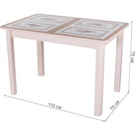 Стеклянный стол Танго ПР 04