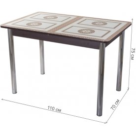 Стеклянный стол Танго ПР 02