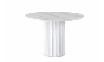 Керамический стол Барел 110 patagonoa bianco repose / белый