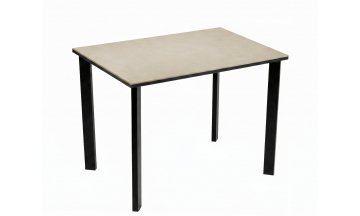 Керамический стол DKT90 бежевый матовый (light yellow)