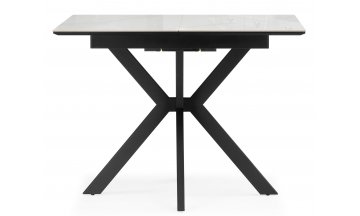 Керамический стол Гардинг 100(130)x70 серый (yb9020022bg) / черный