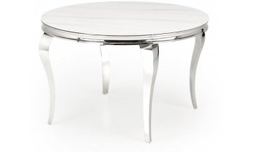 Керамический стол Halmar ReGinald белый агломерат