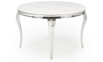 Керамический стол Halmar ReGinald белый агломерат