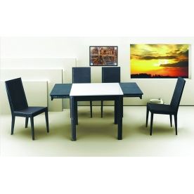 (НЕАКТИВЕН) Обеденная группа "стол 3088 венге и 4 стула 91024" (ES)