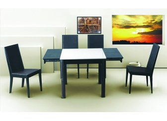 (НЕАКТИВЕН) Обеденная группа "стол 3088 венге и 4 стула 91024" (ES)