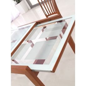 (НЕАКТИВЕН) Обеденная группа "стол 31098 и 4 стула 9927 вишня" (ES)