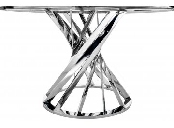 Обеденный стол Аган gray / white