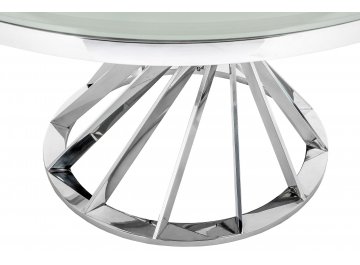 Обеденный стол Аган gray / white