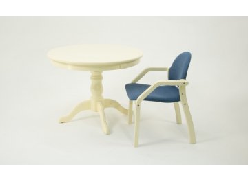 Столовая группа Брамос К 100 / Джуно слоновая кость / синий