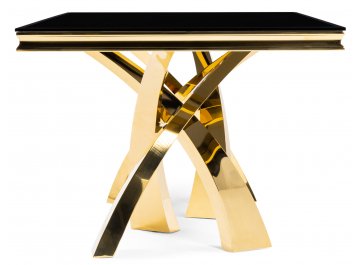 Обеденный стол Иге black / gold