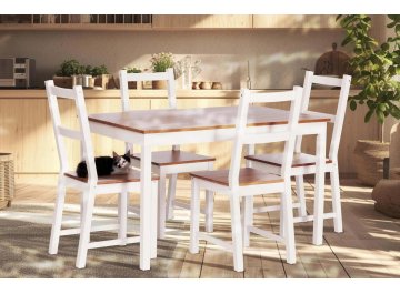 Обеденный стол Sonata/Соната антик / белый