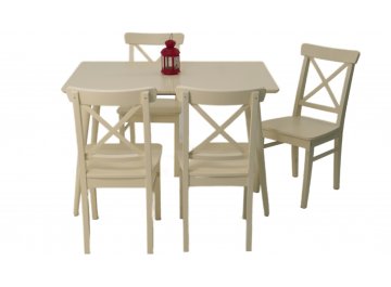 Обеденный стол Монте Ингольф 120 натуральное дерево / натуральное дерево