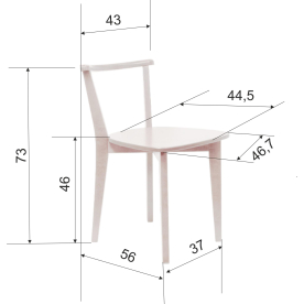 Обеденная группа Сканди Франк 120