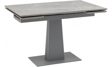 Керамический стол Арнон 120(180)x80x76 серый мрамор