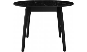 Керамический стол DikLine MK46 черный мрамор / черный