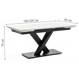 Керамический стол Росо