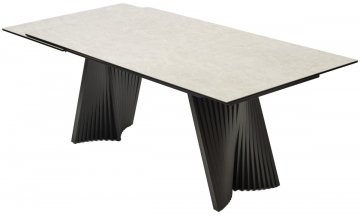 Керамический стол Yoakim 180 испанская керамика TL-102 бежевый мрамор / темно-серый