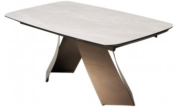 Керамический стол Yon 180 TL-109 испанская керамика / шоколадное / золото