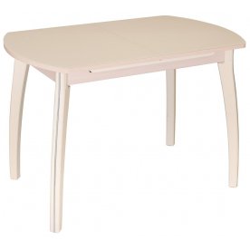 Стол Чинзано ПО-1 молочный дуб / крем / ножка 07 крем