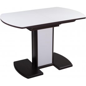 Стол Чинзано ПО венге / белый / ножка 05 венге/белый