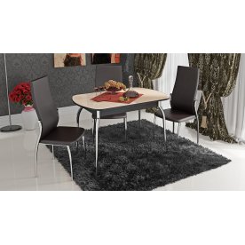 Стол Милан СМ-203.22.01 венге цаво / бежевый