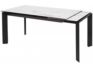 Керамический стол Cremona 140 high gloss statuario