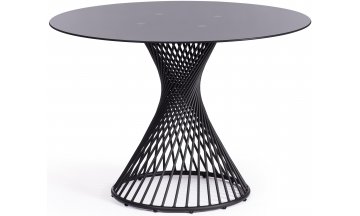 Стеклянный стол Bertoia mod. gt21 110х110х75