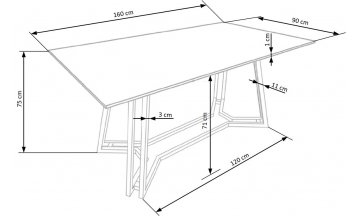 Стеклянный стол Konami