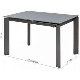 Стеклянный стол Corner 120