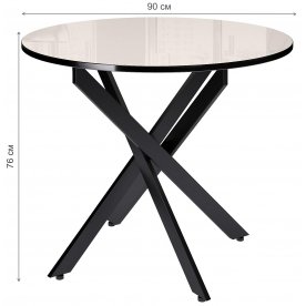 Стеклянный стол Dikline Rs90