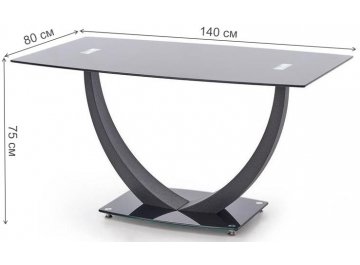 Стеклянный стол Anton