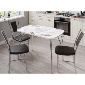 Стеклянный стол Лотос 1000 х 600